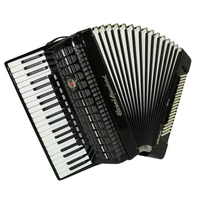 Royal Standard Meteor Full Size Accordion made in Germany, 120 Bass Concert Piano Akkordeon for Adults, New Straps and Soft Bag for Gift, 2626 image 2