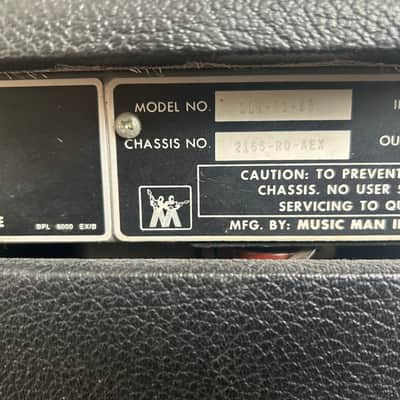 Music Man 112 Sixty-Five 2-Channel 65-Watt 1x12" Guitar Combo 1974 - 1979 - Black image 13