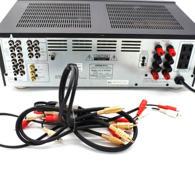 Onkyo Stereo Amplifier A-RV400 w/ Remote Black Tested Works 100 Watts image 9