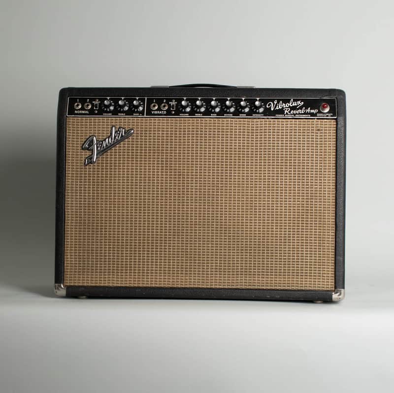 Fender  Vibrolux Reverb AA-864 Tube Amplifier (1966), ser. #A-04811. image 1