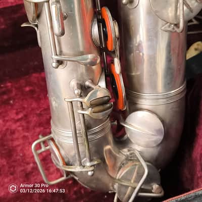 Frank Holton Tenor Saxophone WWI Military Issue (U.S.Q.M.C.) Serial #1092 Serial # 1092 1915 - 1915 image 15
