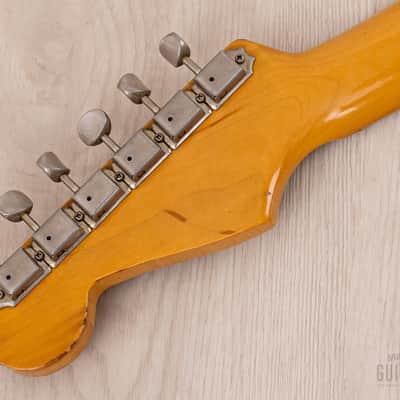 1983 Fender '57 Stratocaster JV ST57-85 Black w/ USA Fullerton Pickups, Japan MIJ Fujigen image 5