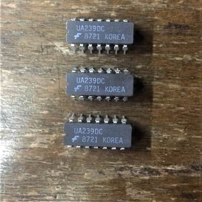 UA239DC  Vintage and Obsolete Collectible Part - Lot qty of 3 pcs. image 2