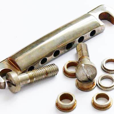 Faber TP-59 Tone-Lock Metric 8M x 1.25 Aluminum Stop Tailpiece 4003 Aged Nickel