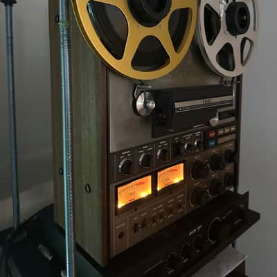 TEAC A-7300 2T 1/4" 2-Track Reel to Reel Tape Recorder 1970s - Silver image 3
