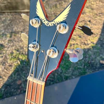 Vintage Dean ML Bass 1981 - Flame Top Cherry Sunburst image 7