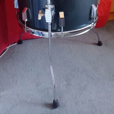 Vintage Tama Rockstar Pro 16x16 Floor Tom - Split Lugs - Gun Metallic Grey (Made in Japan) image 3
