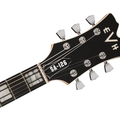 Used EVH SA-126 Special QM Semi-Hollow Guitar - Trans Purple image 7