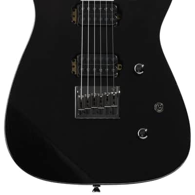 Caparison Guitars Dellinger II-WB-FX EF Electric Guitar - Trans Charcoal Black image 2