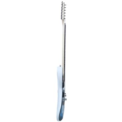 Lightning Style Electric Guitar with Power Cord/Strap/Bag/Plectrums Black & White image 16