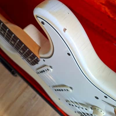 Fender Stratocaster 1969 Vintage - Refin Olympic White Hendrix image 18
