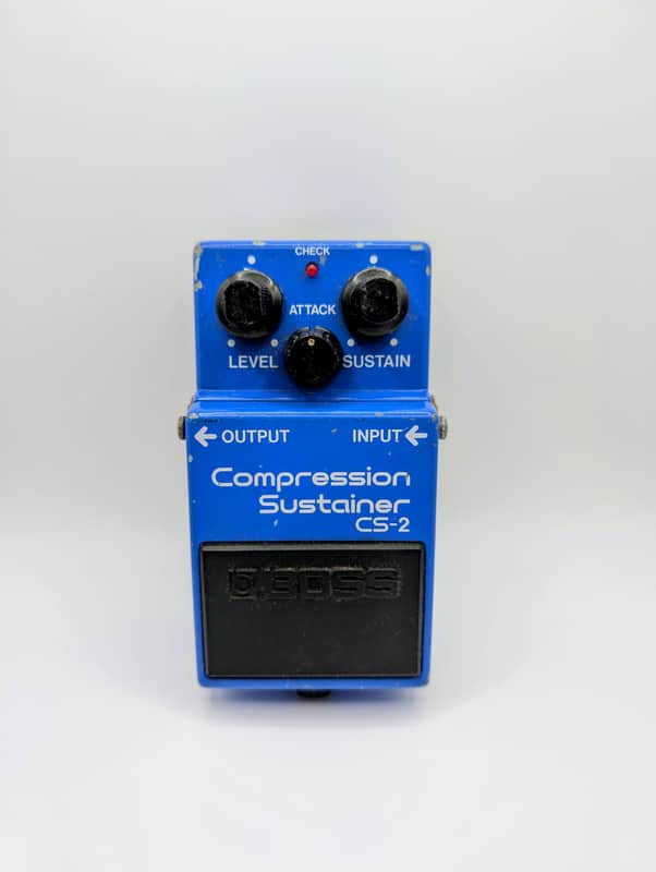 Boss CS-2 Compression Sustainer (Black Label) 1981 - 1989 - Blue image 1