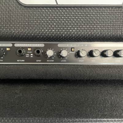 Crate GX-130C 130w head w/matching GS-412SS 200w 4x12 cabinet, 1994 black ozite halfstack, Made in USA *OSDM HOLY GRAIL* image 4