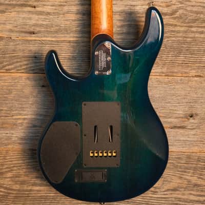 Used Ernie Ball Music Man BFR Luke III HH - Trans Blue w/OHSC image 10