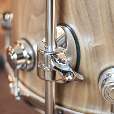 DW Collector's Pure Walnut Natural Hard Satin Drum Set - 18,12,14,14sn - SO#1421333 image 7