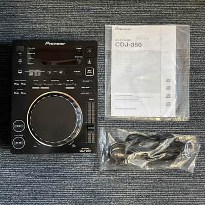 VERY GOOD Pioneer DJ Pro CDJ-350 COMPLETE IN OEM BOX - Late 2000s - Black image 2