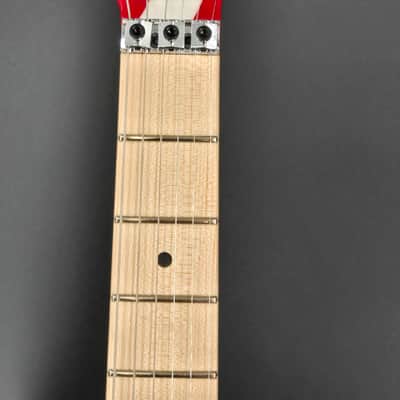 EVH Striped Series 5150, Maple Fingerboard, Red with Black and White Stripes image 5