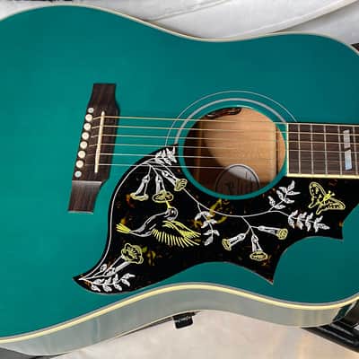 NEW! ! Gibson Hummingbird Standard - Translucent Teal - Acoustic Electric - Authorized Dealer - 4.9 lbs - G05734 image 3