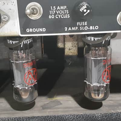 Fender Bandmaster Drip Edge 50 Watt Head 1968 - Black image 4