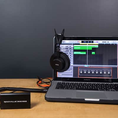 Rockville HeadRock Battery Powered 16 ohm – 300 ohm Headphone Amplifier Amp image 8