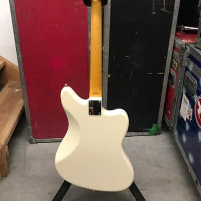 Lefty Left Handed Fender Jaguar Olympic White - Aquabats owned - image 6