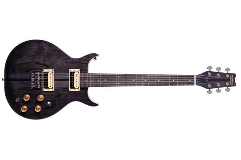 Washburn H10TB Wing Series Hawk Electric Guitar. Trans Black image 1