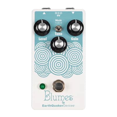 EarthQuaker Devices Blumes - Pearl White & Turquoise - Cottonwood Music Exclusive Color image 1
