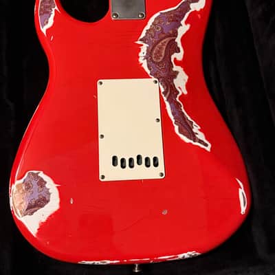 LsL Instruments Saticoy S Style 2025 - Dakota Red Over Purple Pasiley image 7