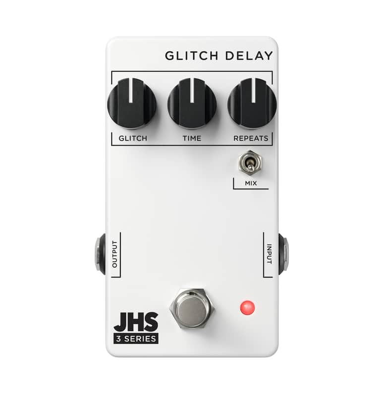 JHS 3- Series Glitch Delay Effect Pedal  USA made- 2026 - white- New! image 1