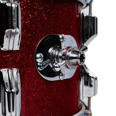 Vintage Rogers Holiday 12x8 Tom Red Sparkle 1960s Dayton Grey Interior image 6