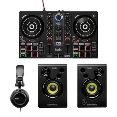 Hercules DJ DJLearning Kit w/ DJControl Inpulse 200, Speakers, and Headphones image 2