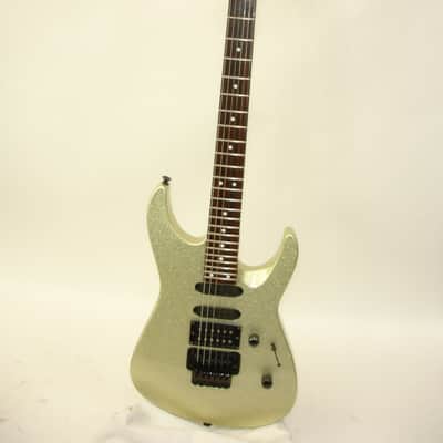 1990 Charvel Fusion Custom Electric Guitar, Rosewood Fingerboard, Gold Sparkle w/ Case image 2