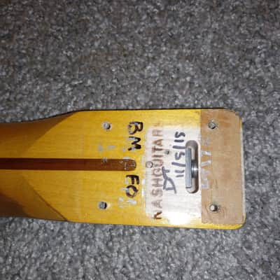 Nash T52 Telecaster Maple Neck with Tuners - Boatneck/Soft V image 11