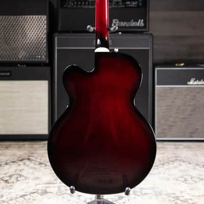 Gretsch G6119T-62 Vintage Select Edition '62 Tennessean Hollow Body with Bigsby Electric Guitar - Dark Cherry Stain with Hardshell Case image 8