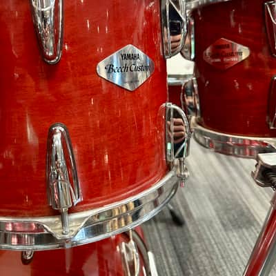 Yamaha Beech Custom Late 1990s - Apple Red image 3