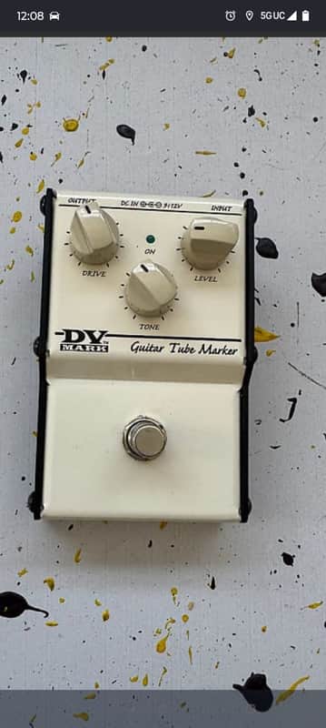 Dv mark Guitar tube marker 90s - Black and tan image 1