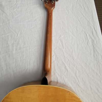 Vega Electrovox Blonde Archtop Tenor Guitar, Model TR1. circa 1930's - 1940's, serial #5208 image 15