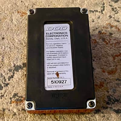 DOD FX55B Supra Distortion MADE IN USA MINT 1987 image 8