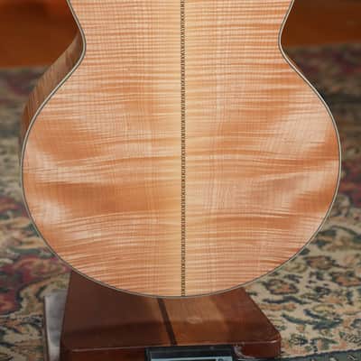 (Used) Eastman AC630-BD Engelmann Spruce/Flamed Maple Blonde Jumbo Acoustic Guitar #7984 image 11