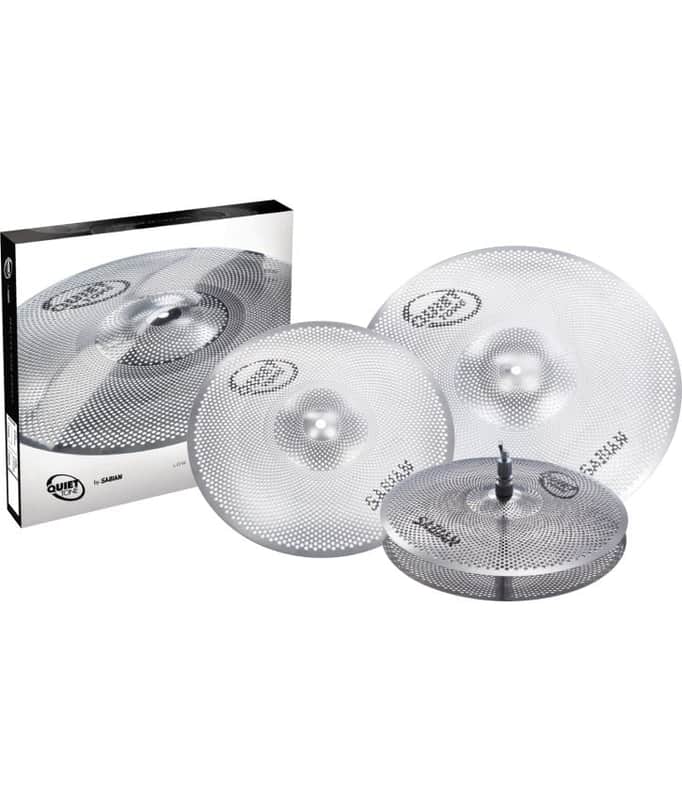 SABIAN Quiet Tone Practice Cymbals Set QTPC502 image 1