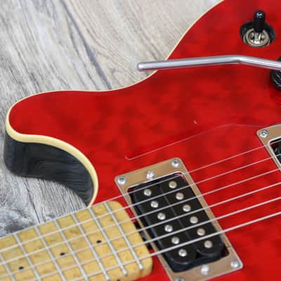 Tone King! Ernie Ball Music Man Axis 2010 Trans Red + OHSC image 6