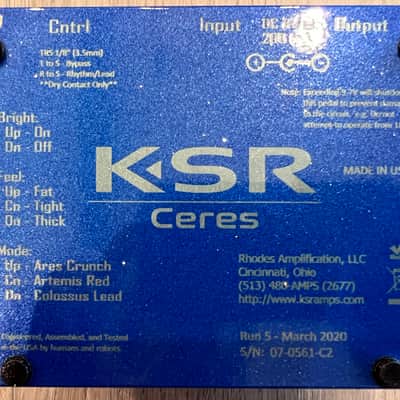 KSR Ceres preamp/distortion pedal image 2