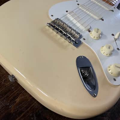 2002 Fender ST-54 95LS 1954 Reissue Stratocaster Eric Clapton Specs Vintage White V Neck prof MIJ image 9