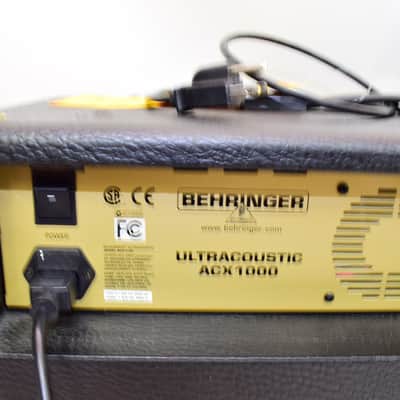 Behringer Ultracoustic ACX1000 2x60-Watt Acoustic Guitar Amp w/ Footswitch image 9