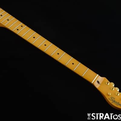 Fender Squier FSR Class Vibe 50s Telecaster NECK + GOLD TUNERS Tele Tinted Maple image 2