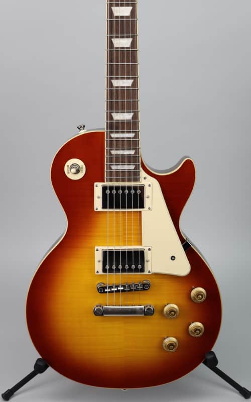 Epiphone Inspired By Gibson Les Paul Standard 50s Washed Cherry Sunburst image 1