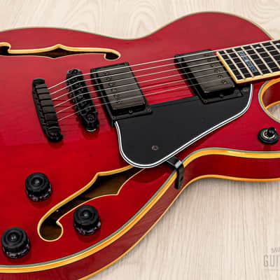 1989 Ibanez George Benson Signature GB30 Trans Red, Near-Mint w/ Case & Tag image 7