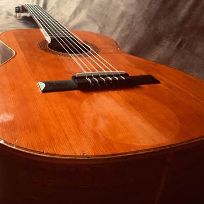Flamenca classic vintage guitar, Suspiro modèle 100, luthier J.B. Perez, Valencia, 1970, Spain image 13