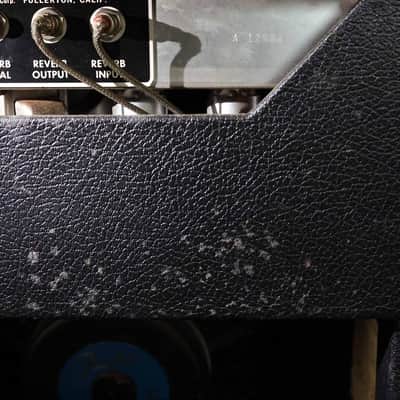 Vintage Fender Vibrolux Reverb "Drip Edge" Amp - Black Tolex - 1968/69 image 6