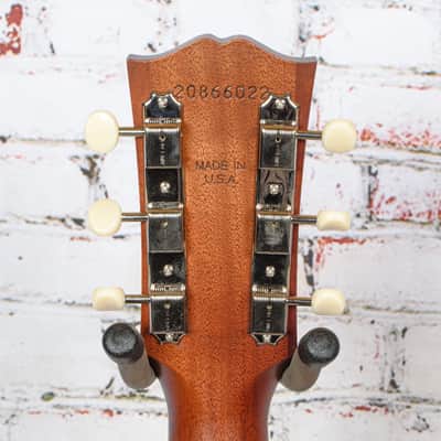 Gibson - LG-2 All Mahogany Faded  - Acoustic-Electric Guitar - Natural - w/ Hardshell Case - x6022 image 6